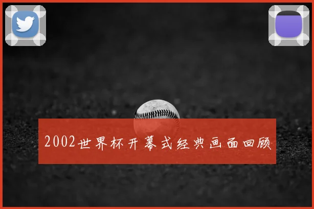 2002世界杯开幕式经典画面回顾